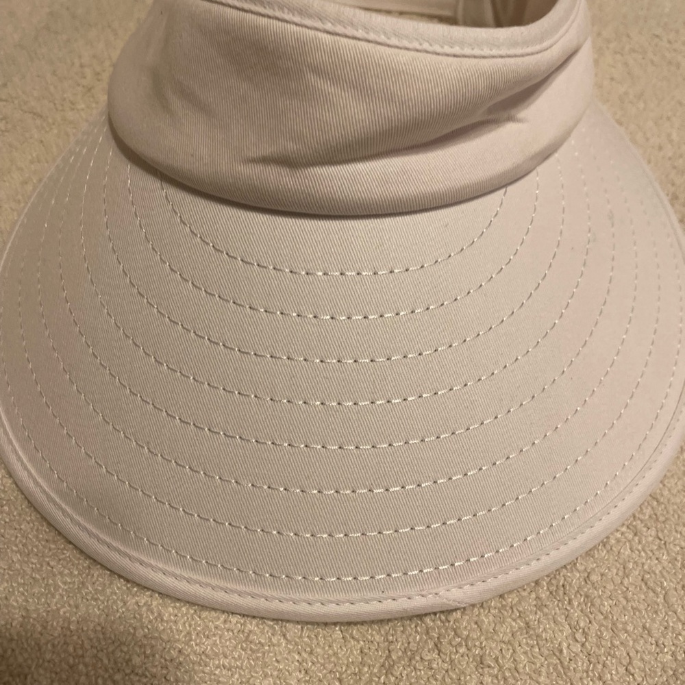 White Sun Protective Cap/Visor - Picture 2 of 7